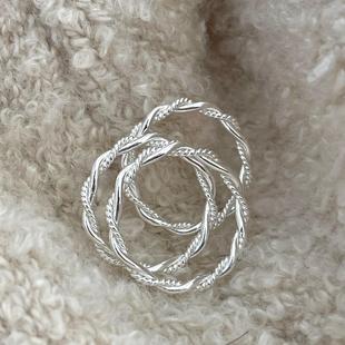 Korean Style Instagram-Style 925 Sterling Silver Ring