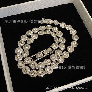 Elegant Alloy Cubic Zirconia Necklace, Best Seller