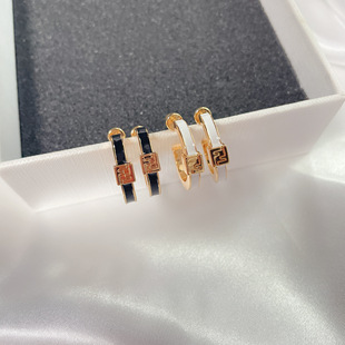 New Premium Versatile Niche Alloy Enamel Earrings