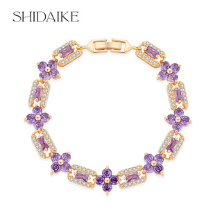 European-American Style Alloy Cubic Zirconia Bracelet, Best Seller