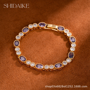 European-American Style Alloy Cubic Zirconia Bracelet, Best Seller