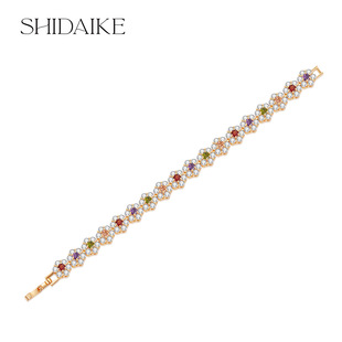 European-American Style Versatile Alloy Floral Motif Bracelet, Best Seller