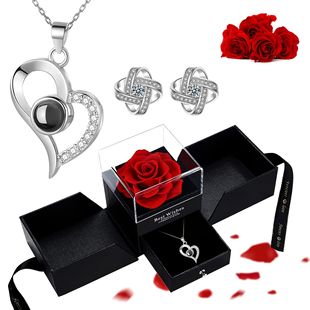 Fashion Alloy Heart Motif Pendant Necklace, Best Seller