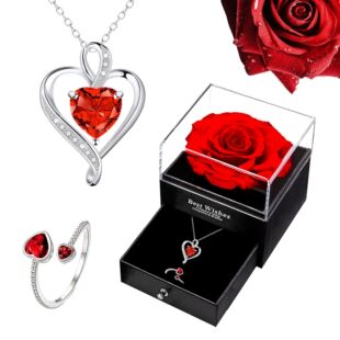 European-American Style Alloy Cubic Zirconia Heart Motif Pendant Necklace, Best Seller