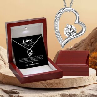 Minimalist Alloy Cubic Zirconia Micro-Pavé Openwork Heart Motif Pendant Necklace, Best Seller