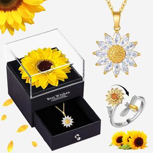 Minimalist Alloy Floral Motif Jewelry Set, Best Seller