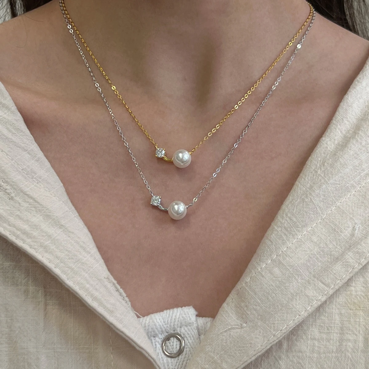 Necklace · DY191955-S-G-WH