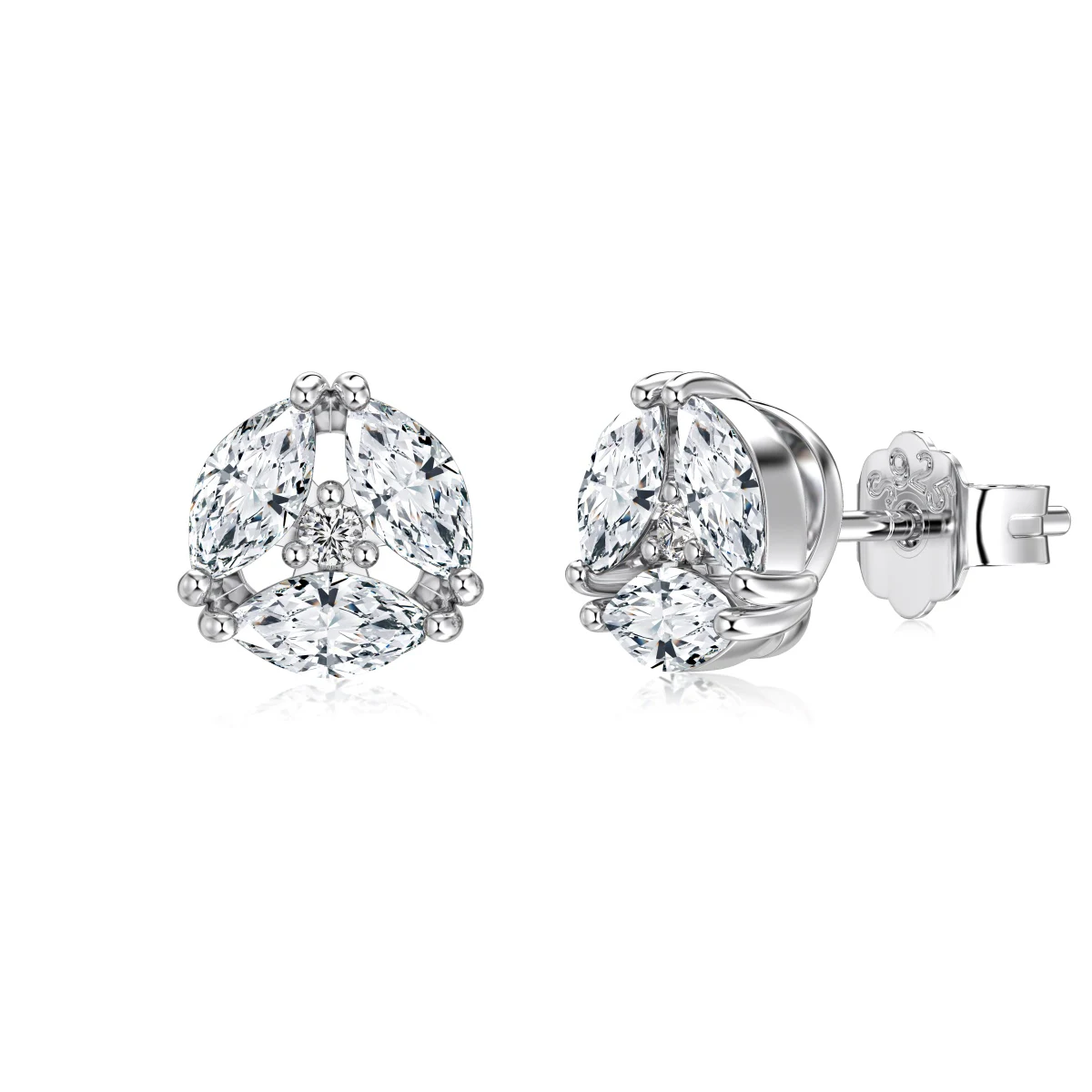Stud earrings · DY1D0536-S-W-WH