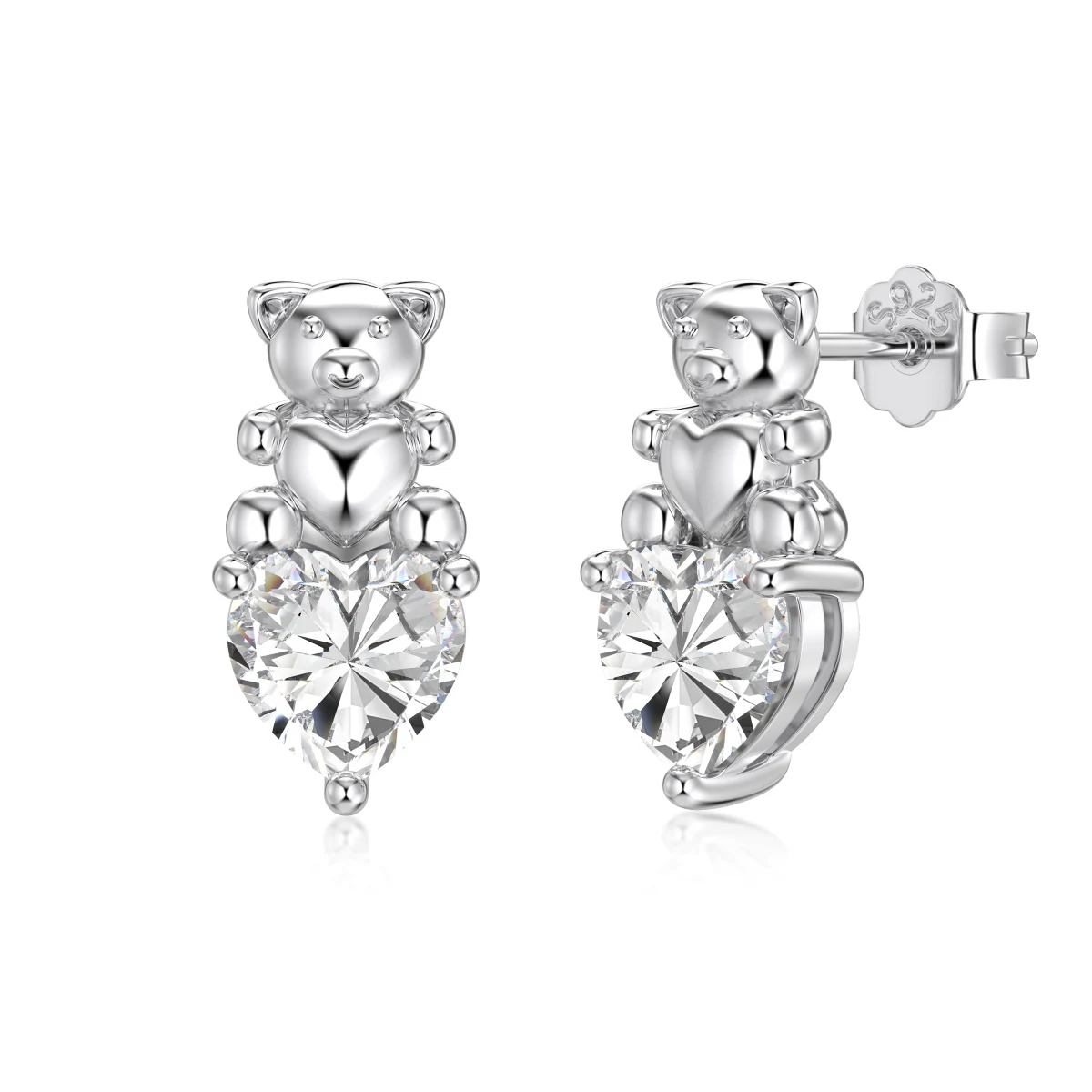 Stud earrings · DY1D0540-S-W-WH