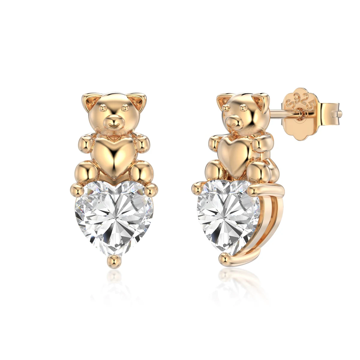 Stud earrings · DY1D0540-S-X-WH