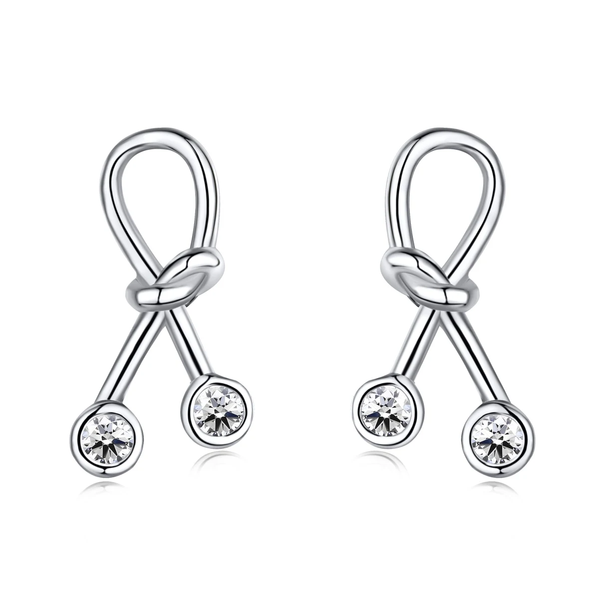 Stud earrings · HV1D0020-S-W-WH